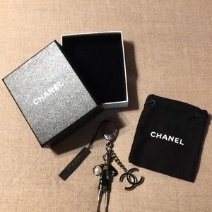 Chanel Key Ring New w/ Tags Featuring Coco Chanel